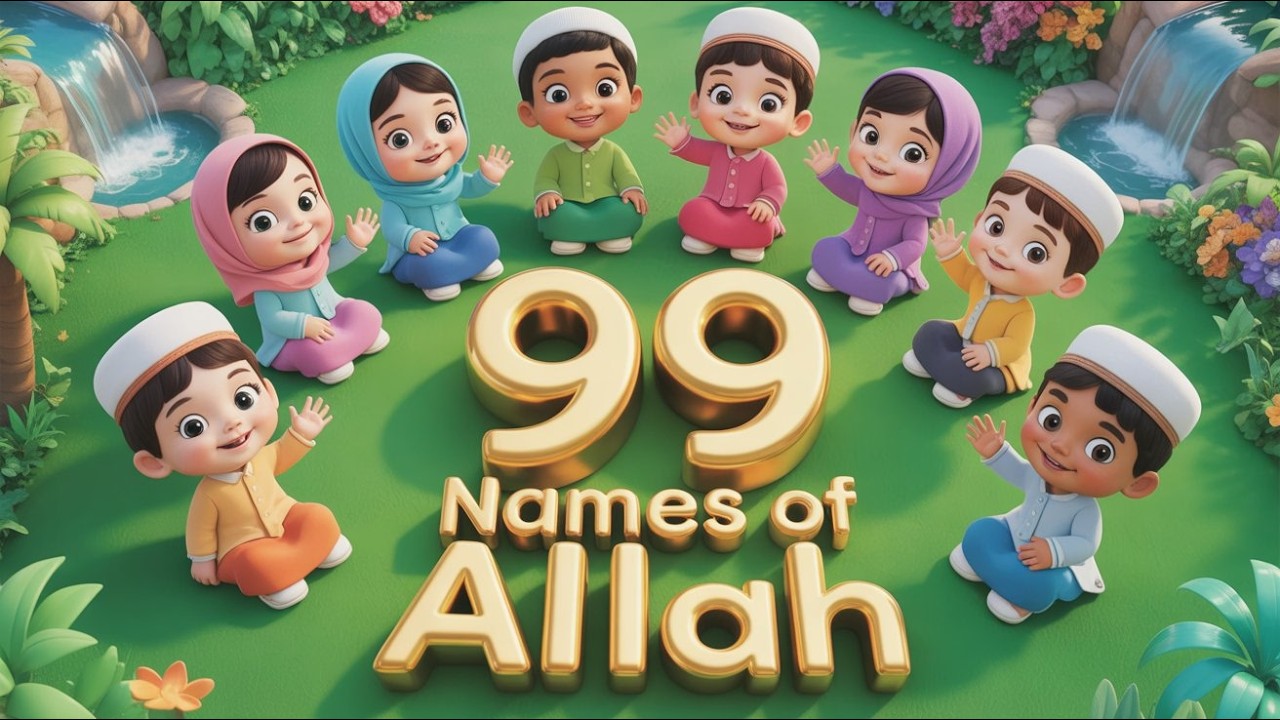99 Names of Allah – Asmaul Husna Song for Kids | Calm Nasheed (أسماء الله الحسنى)