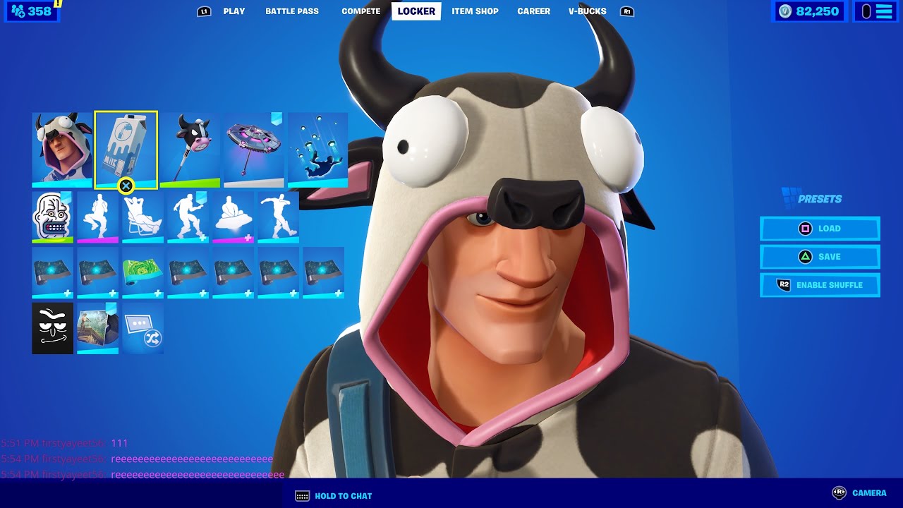 Fortnite put a cow in the game 🐮 YouTube