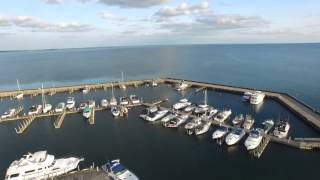 Aerial Footage: East Tawas State Dock