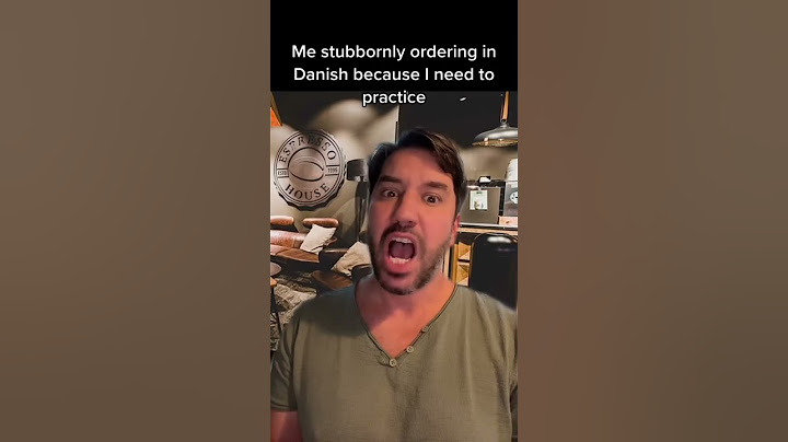 🗣️ 🇩🇰 When I Order in Danish