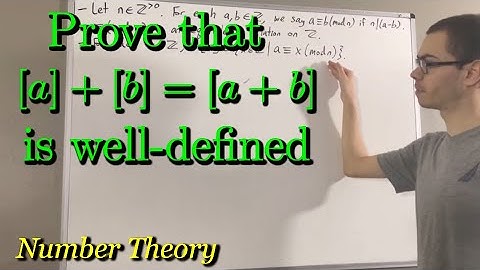 Prove that addition of mod n equivalence classes is well-defined (ILIEKMATHPHYSICS)