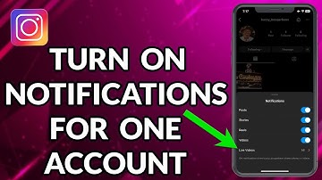 How To Turn On Instagram Notifications For One Account