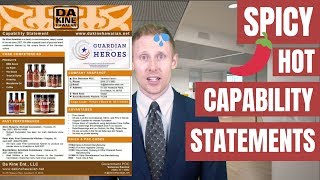 Capability Statements- What your GovCon Business MUST have in a Winning Capability Statement