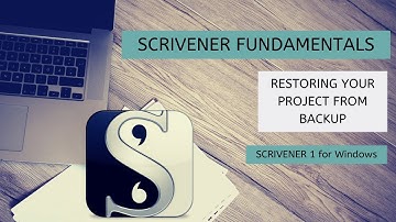 How to Restore Your Scrivener 1 Project from Backup