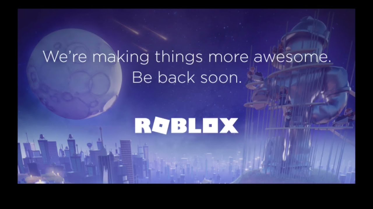 Roblox Outage Maintenance Screen, But… YouTube