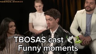 The Ballad of Songbirds and Snakes cast funny moments [The Hunger Games]