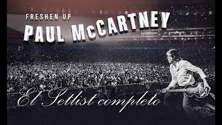 Freshen Up Tour Setlist 2018 | ¿Cuáles son las canciones de la nueva gira de Paul McCartney?