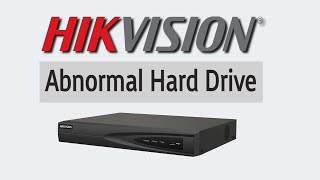 Hikvision Abnormal Hard Drive Error (Detailed Video On How To Fix It) screenshot 4