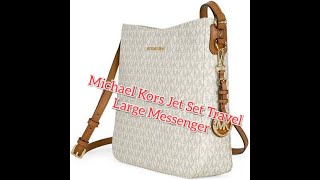 Michael Kors Jet Set Travel Large Messenger Bag Crossbody MK