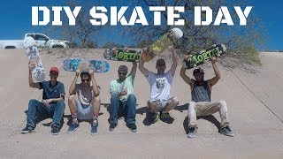 Skating DIY Spots in Tucson, Plus New Board!