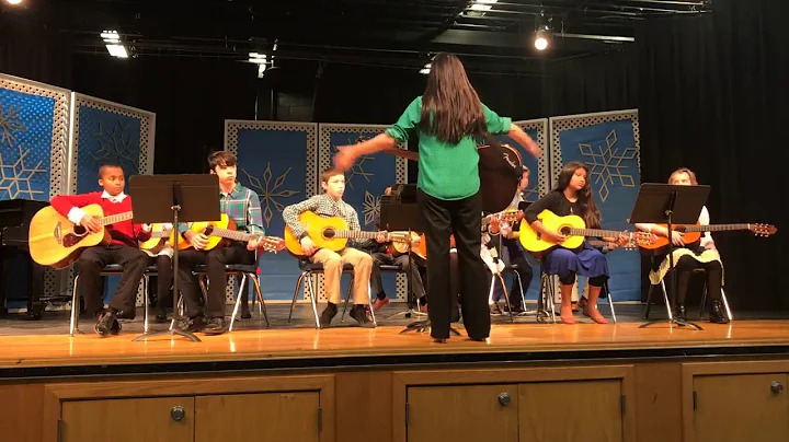 Grade 6 Guitar Class - Winter Concert (Filmed on FB Live)