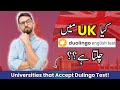 Is duolingo test accepted in uk  which universities accept duolingo  study in uk