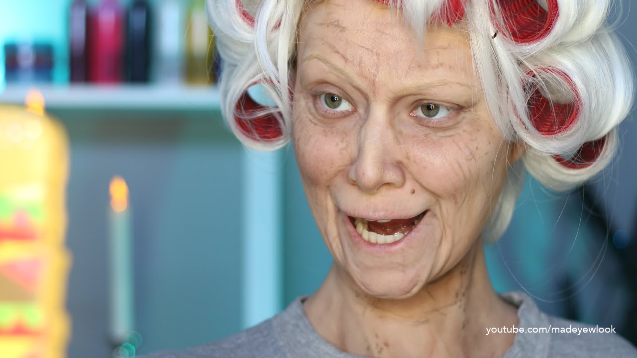 Old Lady Lex Old Age Makeup Tutorial NO PROSTHETICS NO LATEX