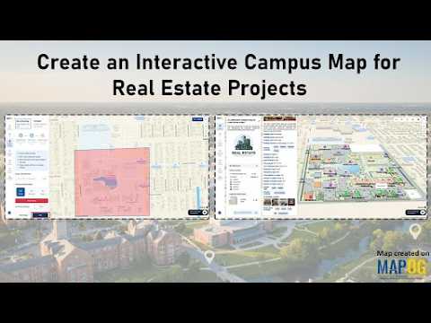 How to Create an Interactive Campus Map for Real Estate Projects #mapog #viral #shorts #campus #map