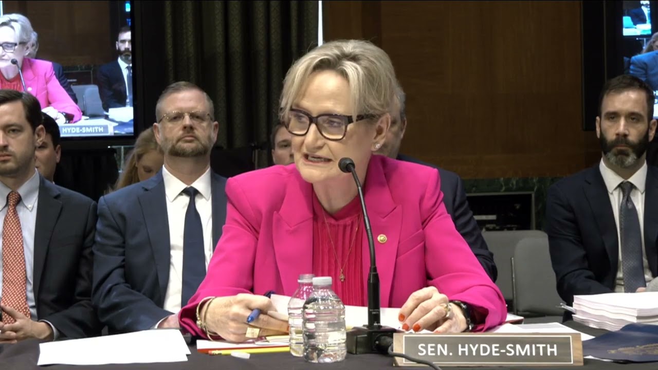 Subcommittee Chair Hyde-Smith Presents FY2026 Transportation, HUD Appropriations Bill