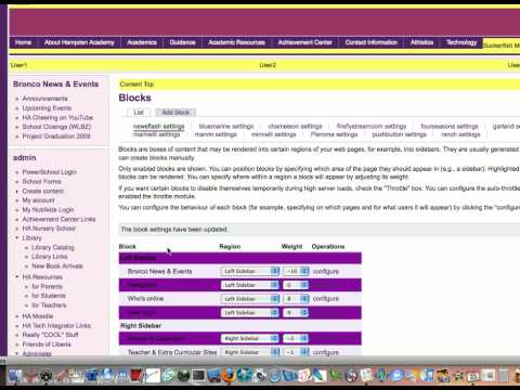 Drupal Blocks