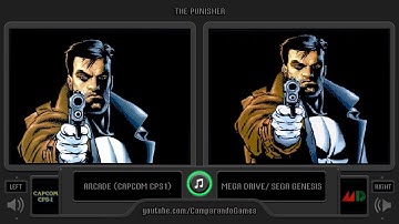 The Punisher (Arcade vs Sega Genesis) Side by Side Comparison