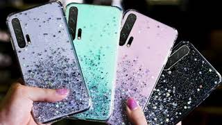 Glitter Clear Soft Cover for Huawei P30 Pro P40 P20 Mate 20 Lite P Smart screenshot 5