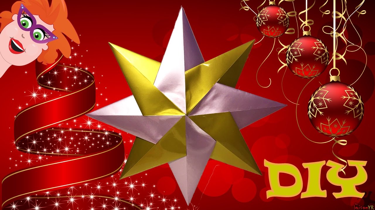 Nieuw DIY origami ster vouwen (Nederlands) - knutselen voor kerst - YouTube AM-27
