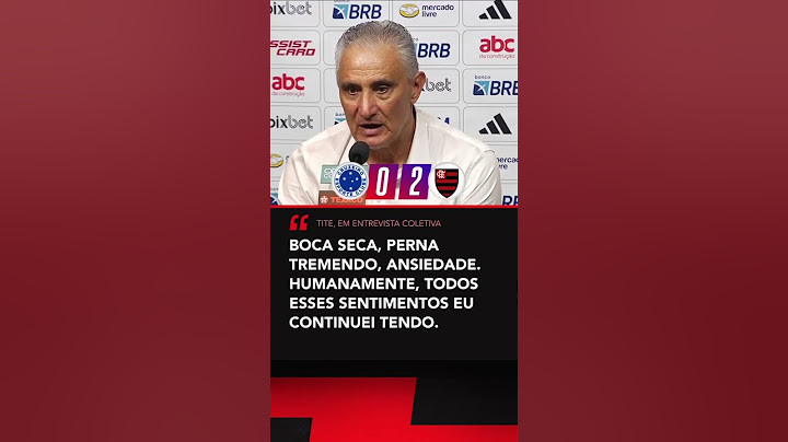 TITE FOI SINCERO APÓS ESTREIA NO FLAMENGO #Shorts