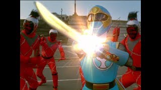 Ninja Sword Gold Fight | E22 All About Beevil | Ninja Storm | Power Rangers 