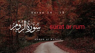 Surah ar Rum ayat verse 14 - 18 Recited by Ahmad al Nufais