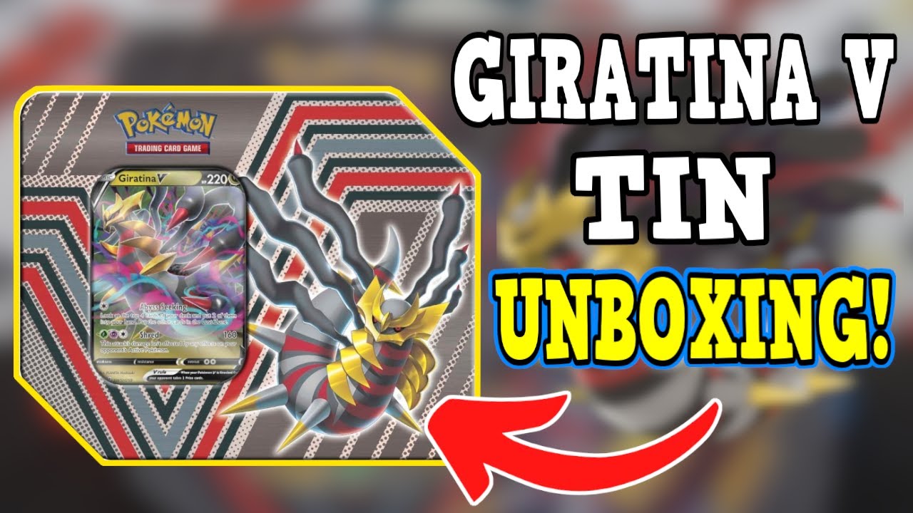 Giratina V Hidden Potential Tin Opening 