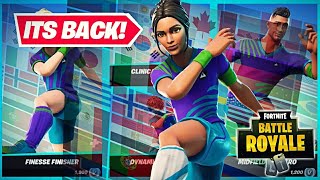 Soccer Skins Are Back Goalbound Set New Fortnite Item Shop Reveal