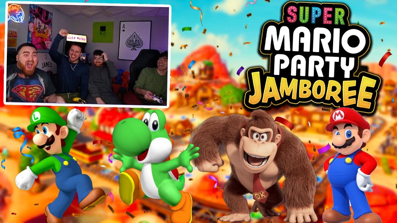 LosPollosTV Finally Got His First Win? Super Mario Party Jamboree Nail Biting Finish!