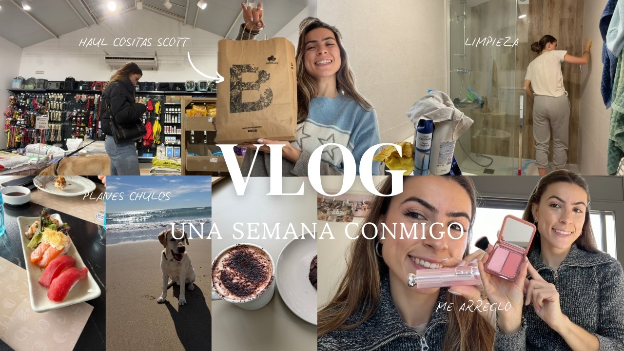 WEEKLY VLOG | Cosas que hacer, planes chulos, haul, trabajando en el proyecto y limpieza