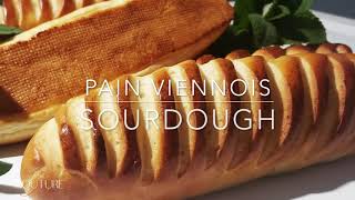Pain Viennois Sourdough / Vienna bread . how to score and shape