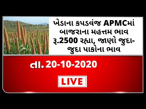 ગુજરાતની બધી જ APMCના તા.20-10-2020 દરેક પાકના ભાવ LIVE । TV9 NEWS