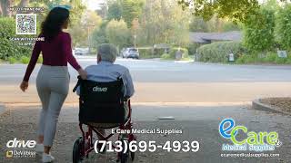 Drive Medical Expedition X-Light Transport Chair | Lightweight Mobility & Easy Transport