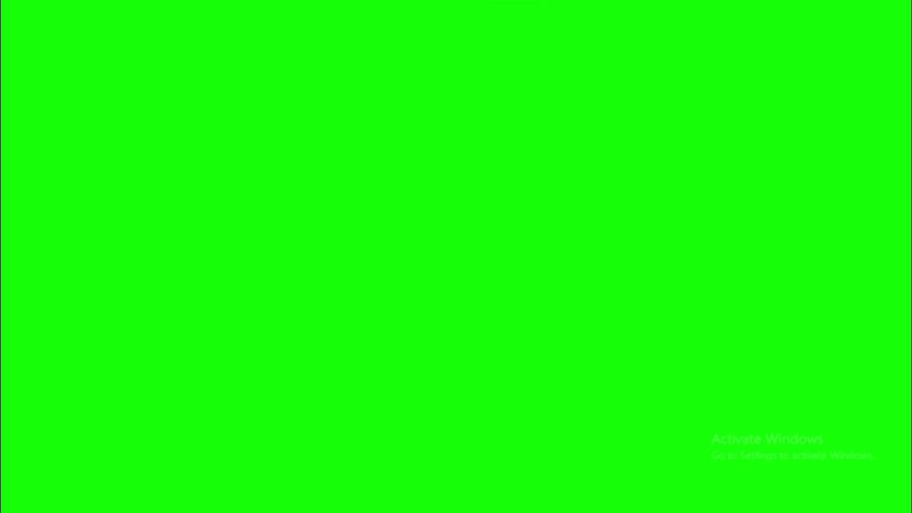 Activate Windows Watermark Greenscreen YouTube