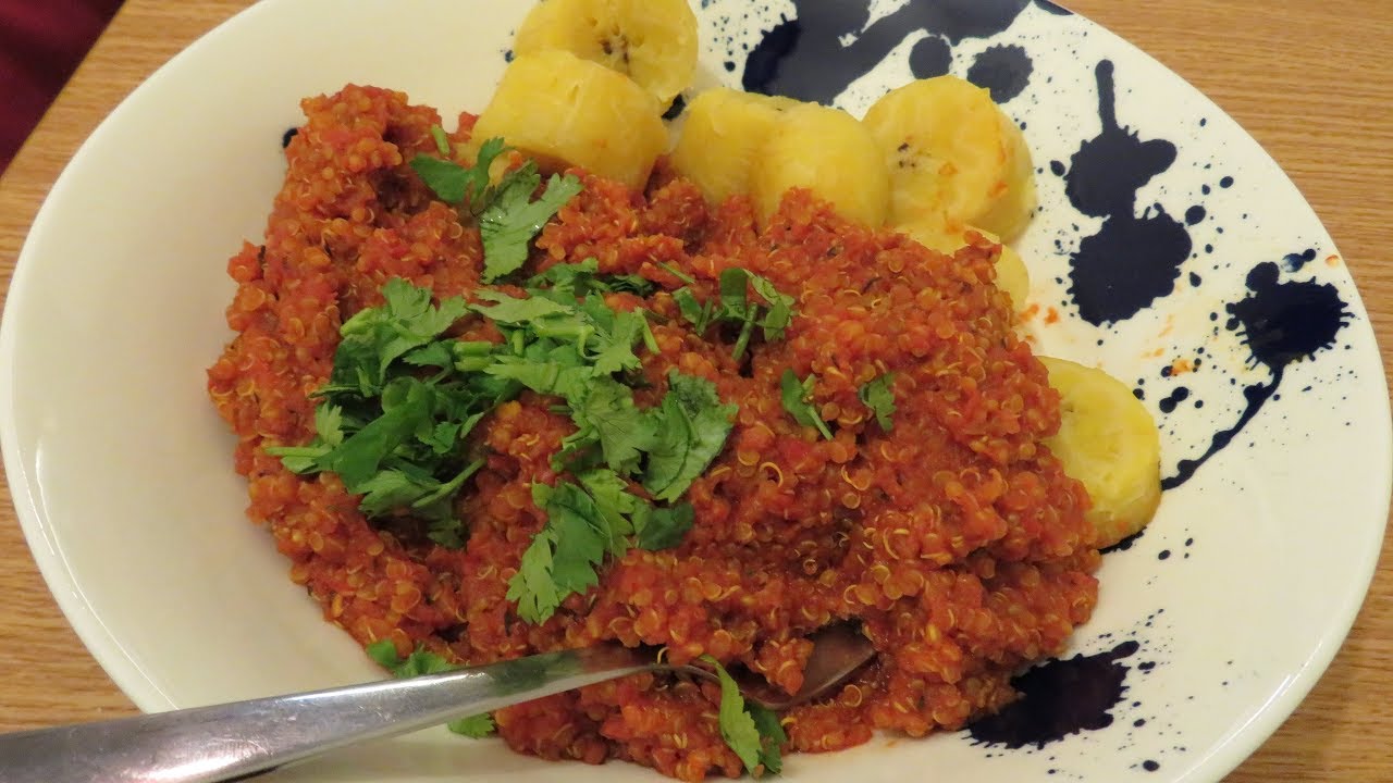 VEGAN JOLLOF QUINOA! AfroLivity YouTube