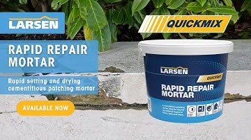 How To Use QUICKMIX Rapid Repair Mortar