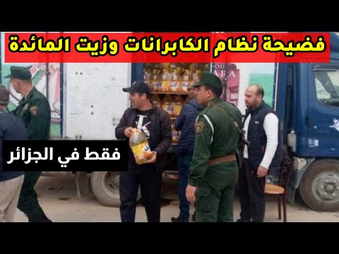 القوة الضاربة زيت المائدة مفقود والسلطات تدعو الجزائريين لعقلنة الاستهلاك الكابرانات وزيت المائدة