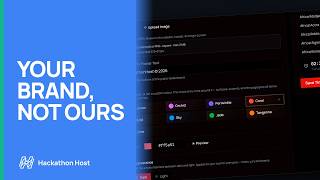 White-Label Your Hackathon Platform (Logo, Colours, Email Domain) - Hackathon Host