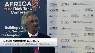 Louis Amedee Darga -  Africa Think Tank Conference 2016