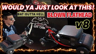 JOY RIDE  in the BLOWN FLATHEAD V8!!  - Erik's INSANE Coupe!  #coupe #nebraska #flathead