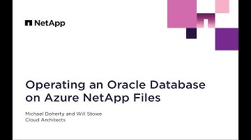 Operating an Oracle Database on Azure NetApp Files