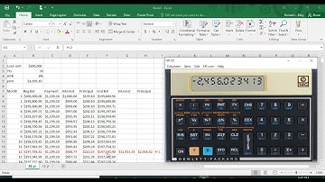 Loan Amortization on HP 12c