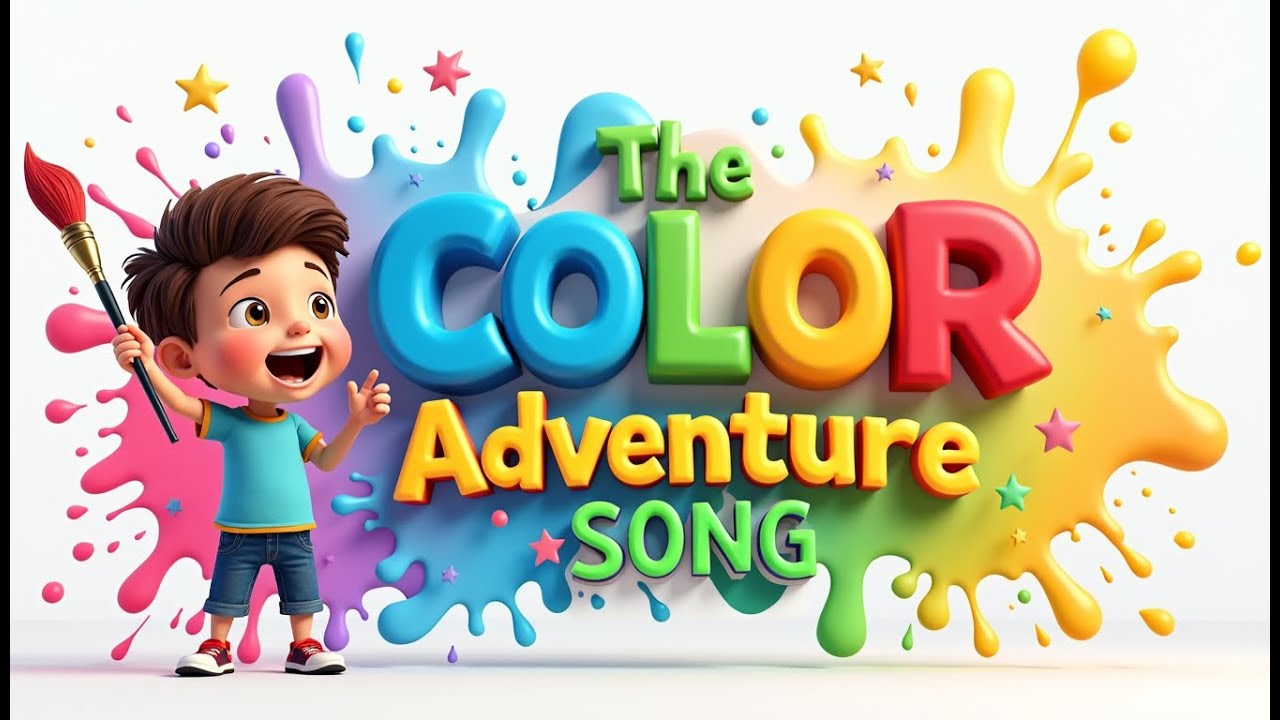 The Color Adventure Song 🌈 | Learn Colors for Kids | Fun 3D Animation