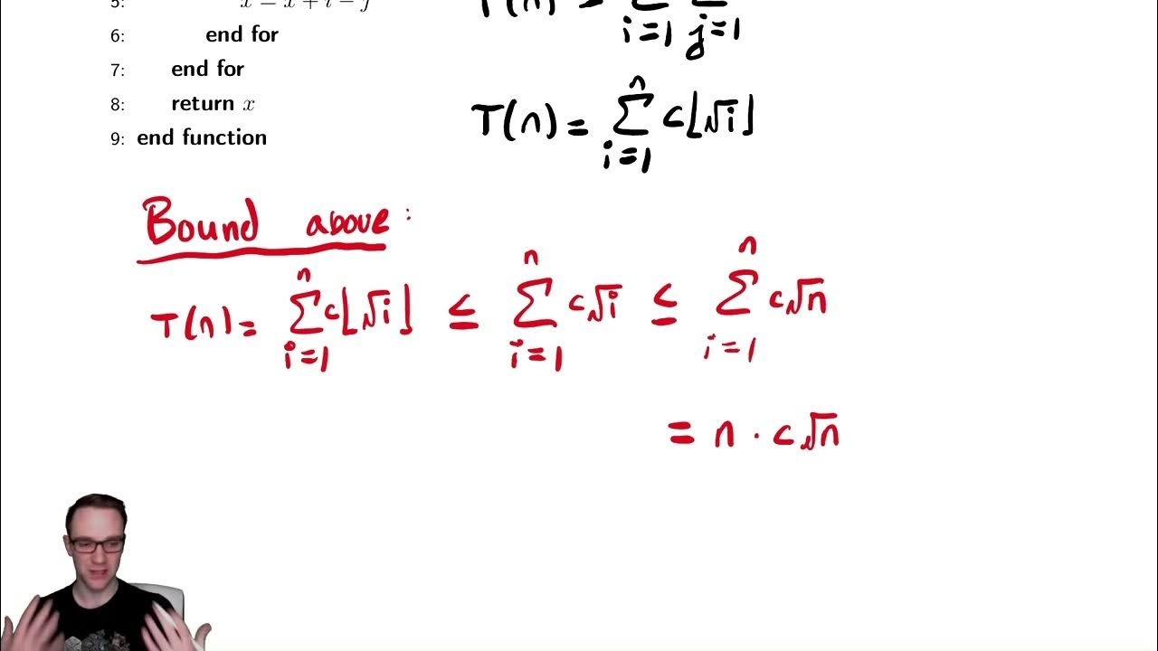 Loop Analysis 5 Finding the Complexity of Double For Loops 4 - YouTube