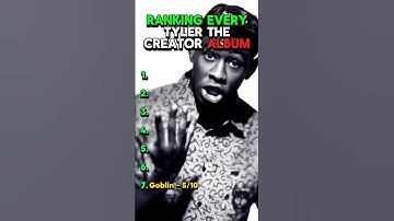 Ranking Every Tyler The Creator Album #rap #flowerboy  #tylerthecreator #callmeifyougetlost #igor