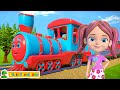 Wheels On the Train -  Vehicle Song &amp; Nursery Rhyme for Kids