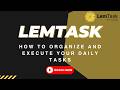 How to Use LemTask for Daily Task Management