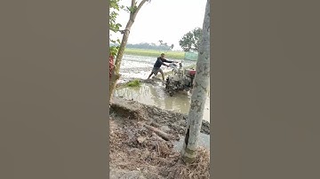 Power tiller accident funny video   (part 4)