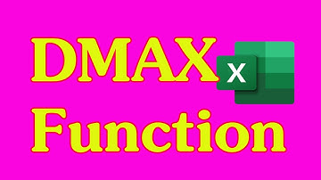 How to Use the DMAX Function in Excel