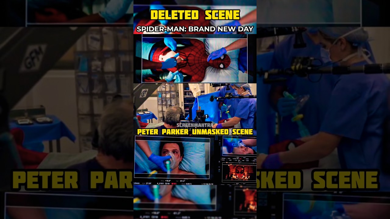 Spider-Man: Brand New Day DELETED Scene! 🥺💔 #SpiderMan #BrandNewDay #TomHolland #PeterParker #Shorts